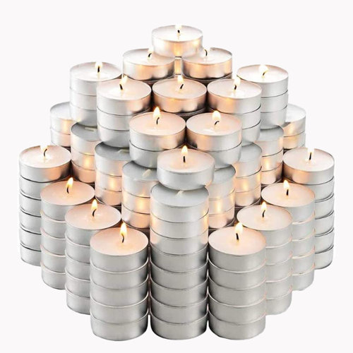 Symple Stuff 3 Hour Unscented Tealight Candles | Wayfair